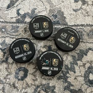 Sharks & Kings Warm Up Pucks